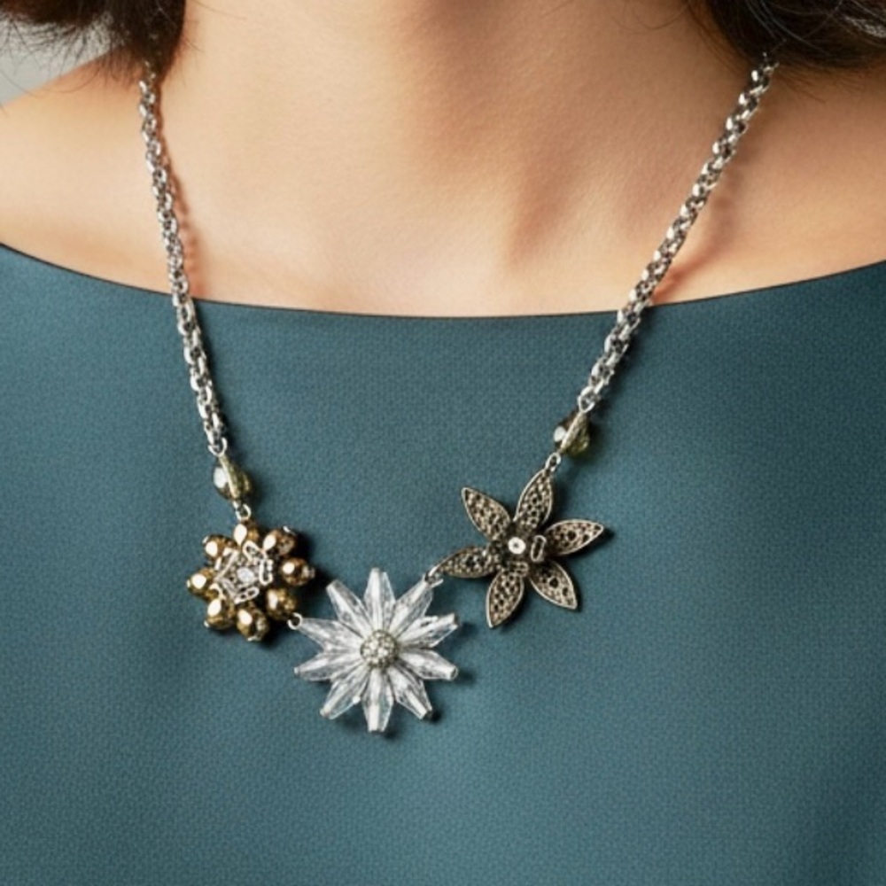Sabika S13 Look Both Ways Flower Necklace Summer 2013 Collection